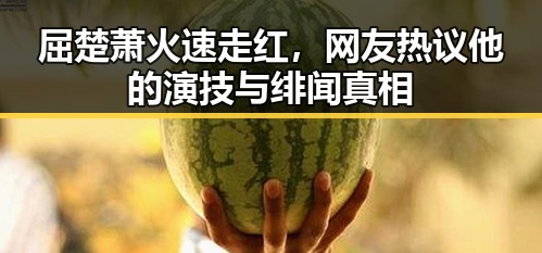 屈楚萧火速走红，网友热议他的演技与绯闻真相
