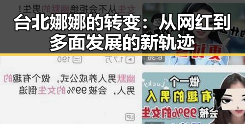 台北娜娜的转变：从网红到多面发展的新轨迹