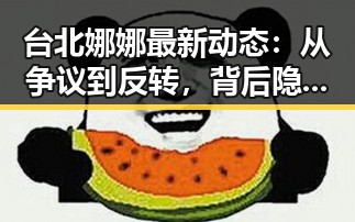 台北娜娜最新动态：从争议到反转，背后隐藏的深层原因