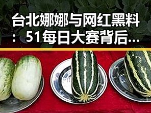 台北娜娜与网红黑料：51每日大赛背后的风云变幻